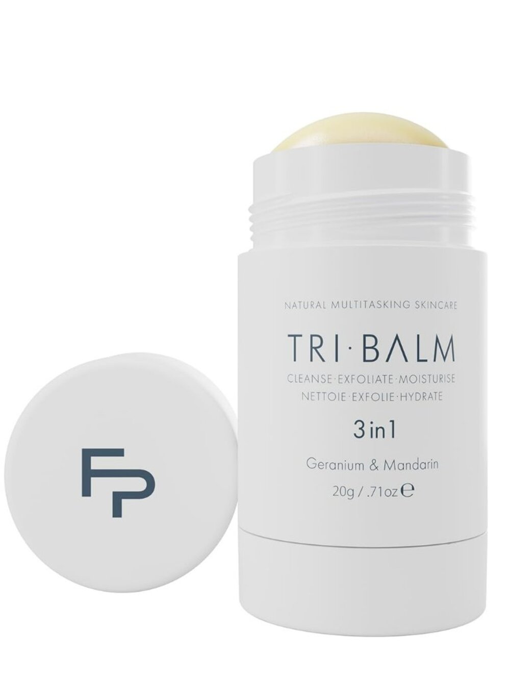 Formulae Prescott Tri Balm 3 In 1 Cleanse Exfoliate Moisturise .71 Oz. BNIB